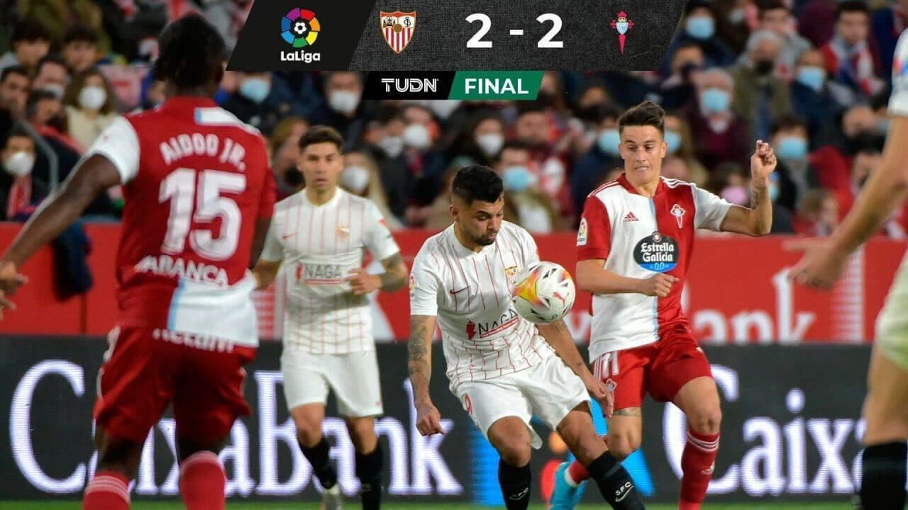 Con Tecatito, Sevilla le empata al Celta tras un 0-2; Orbelín no debutó