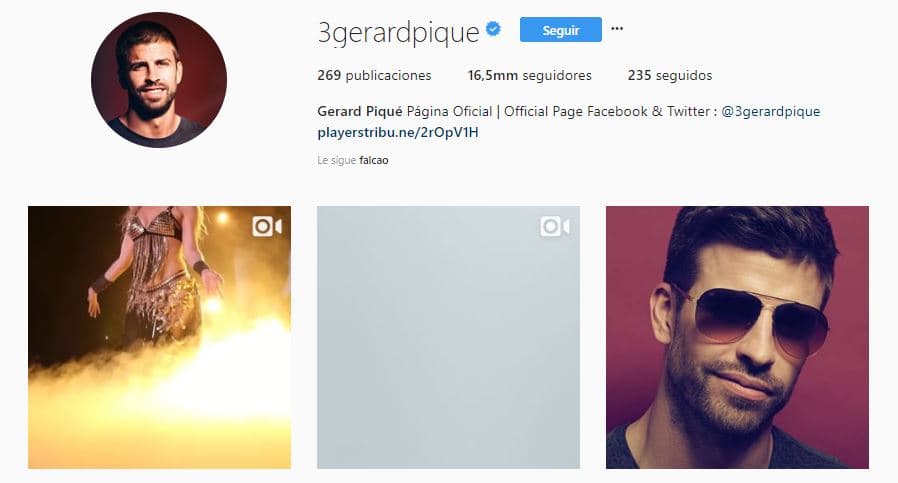 Cuenta en su perfil con 16,5 millones de seguidores.