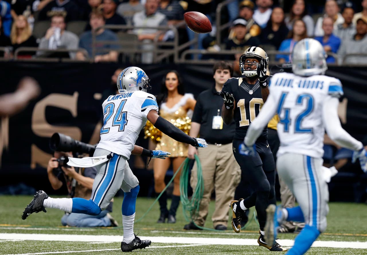 Los Lions le dieron el zarpazo a los Saints en el Superdomo 35-27. Checa las mejores tomas del duelo.