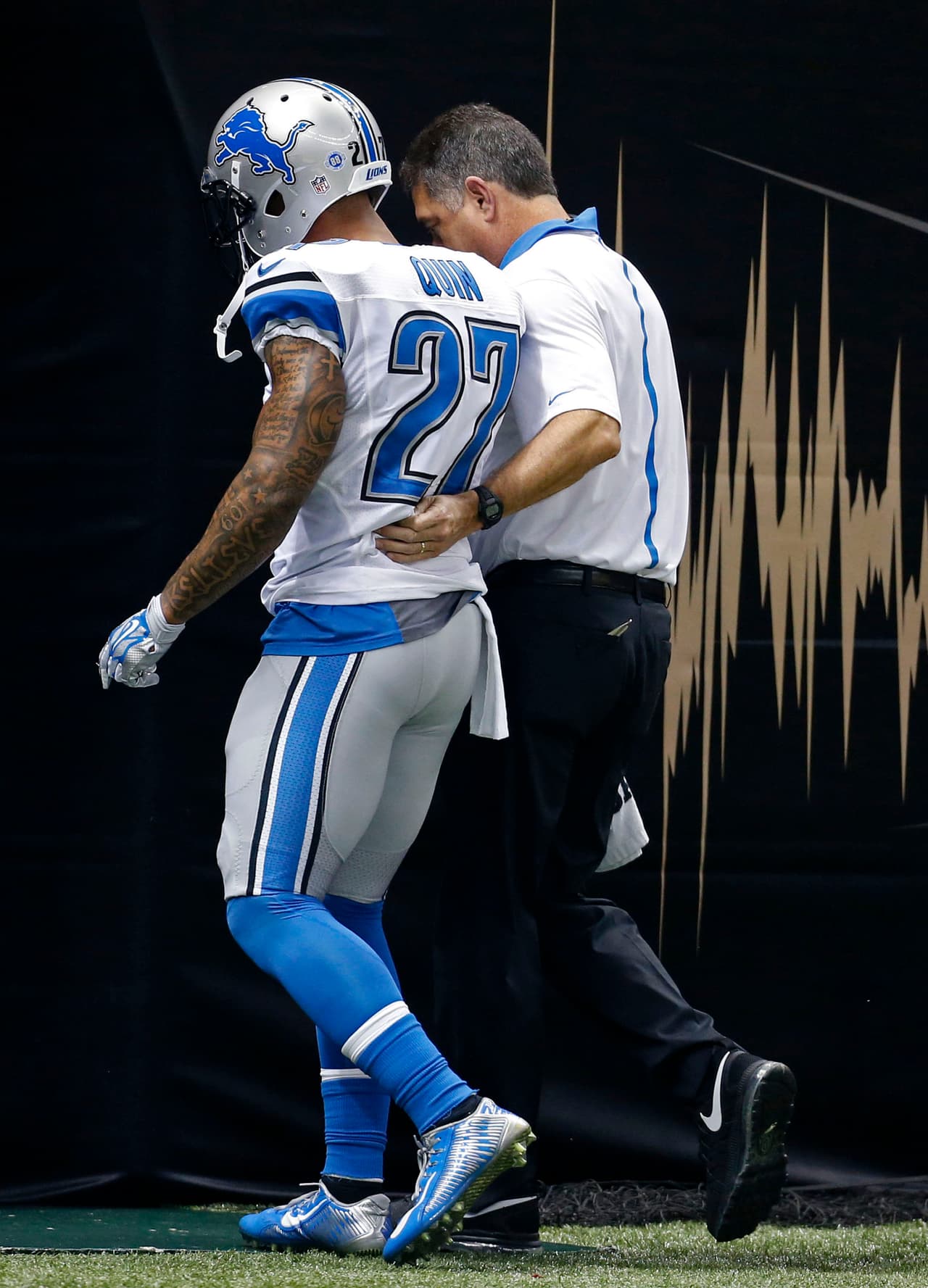 Los Lions le dieron el zarpazo a los Saints en el Superdomo 35-27. Checa las mejores tomas del duelo.