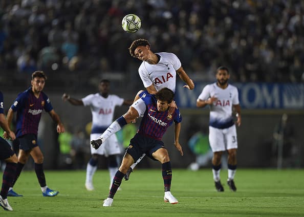 Los Blaugranas tuvieron un buen desempeño en la primera parte y lo reflejaron con el gol de Arthur Melo y resultado parcial favorable de 2-0.