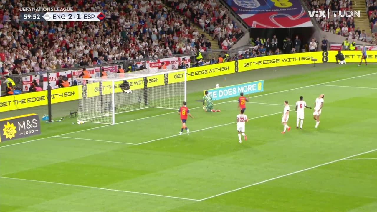 ¡Gol de España! Baena aparece en Wembley y empata el partidazo ante Inglaterra