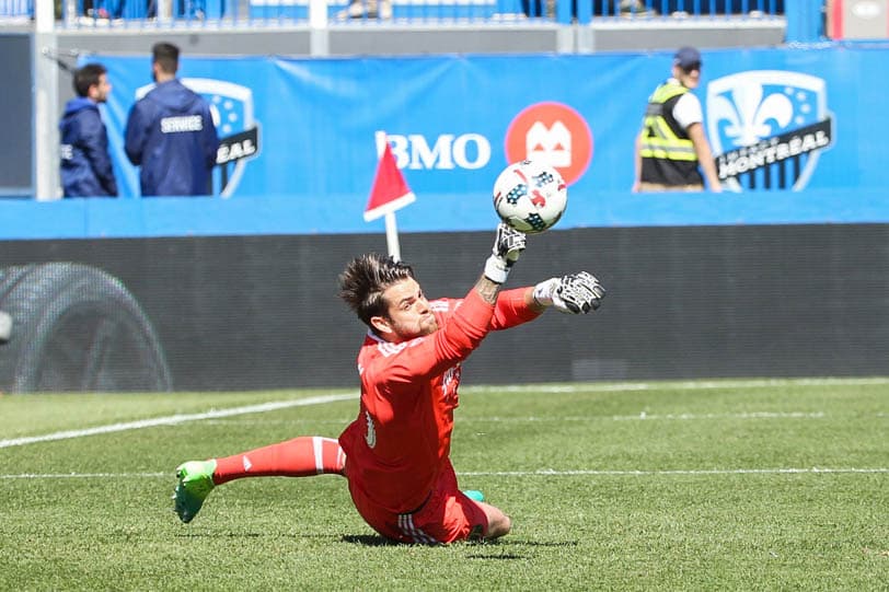 El cuadro de honor de esta semana cuenta con cinco integrantes del plantel de los Timbers. El primero de ellos es el arquero Jake Gleeson. (USA Today Images)