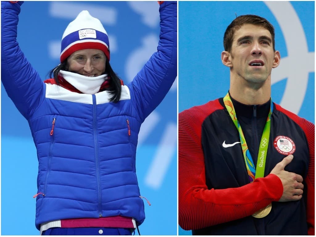 La esquiadora logró el podio en la prueba de sprint por equipos este viernes y así se convertió en la máxima ganadora de los Juegos Olimpicos de Inverno de la historia.