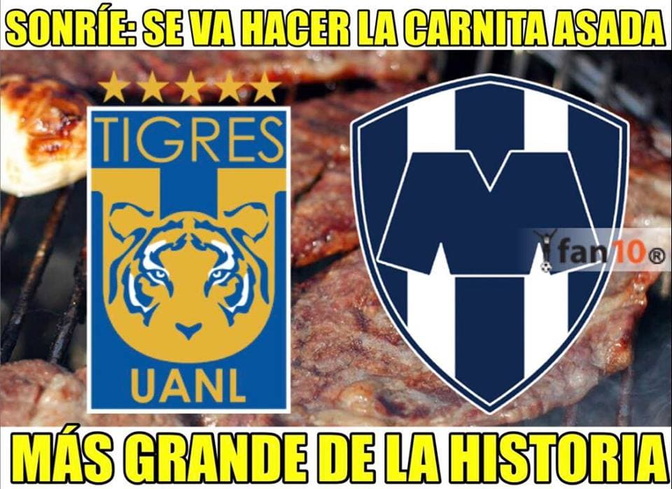 Tigres y Monterrey disputarán la final de la Liga MX y los memes no se hicieron esperar.