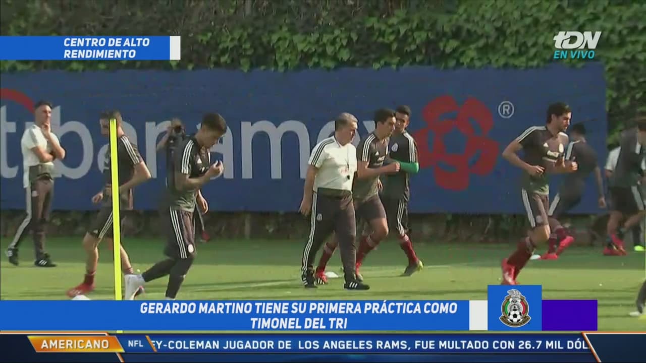 Videos: Primer entrenamiento del Tri con Tata Martino