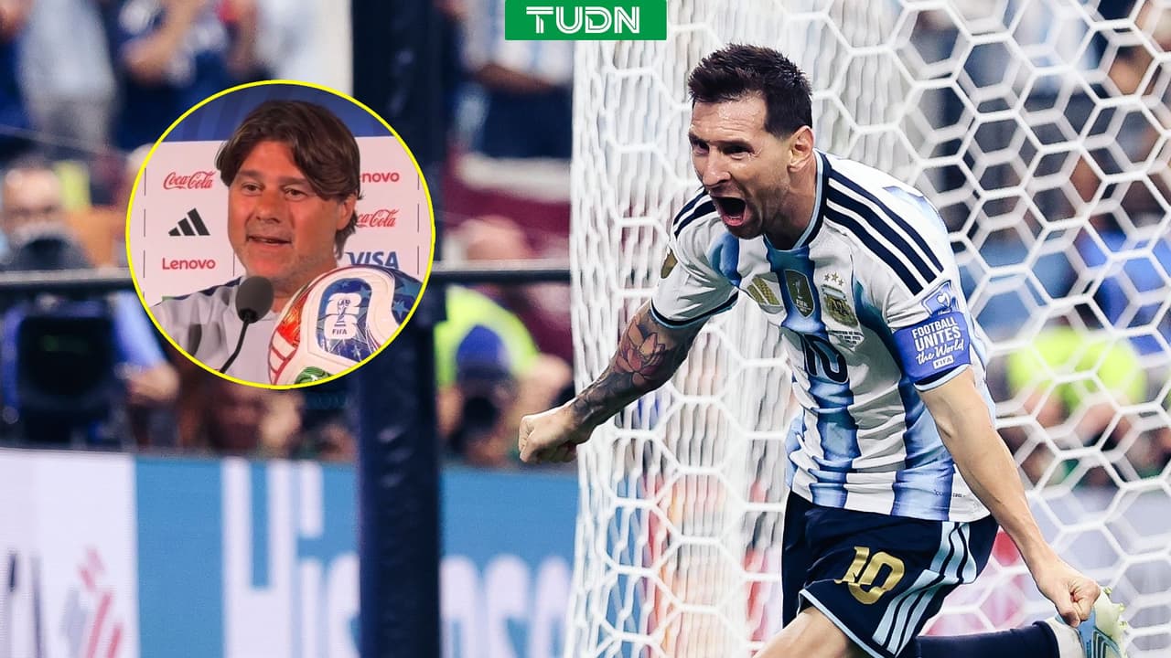 Pochettino y su mensaje para Messi en plena conferencia