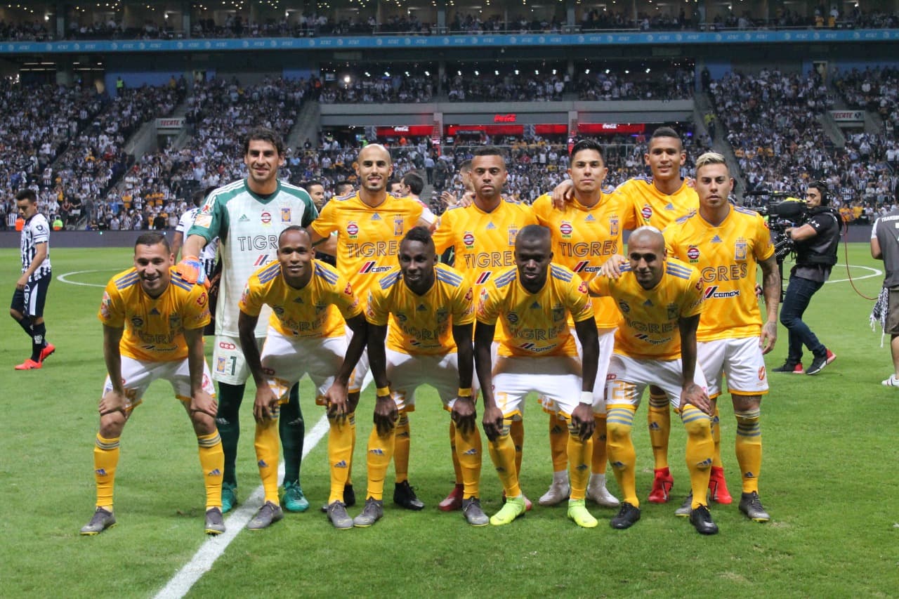 Tigres UANL con su equipo inicial sin el francés André-Pierre Gignac.
