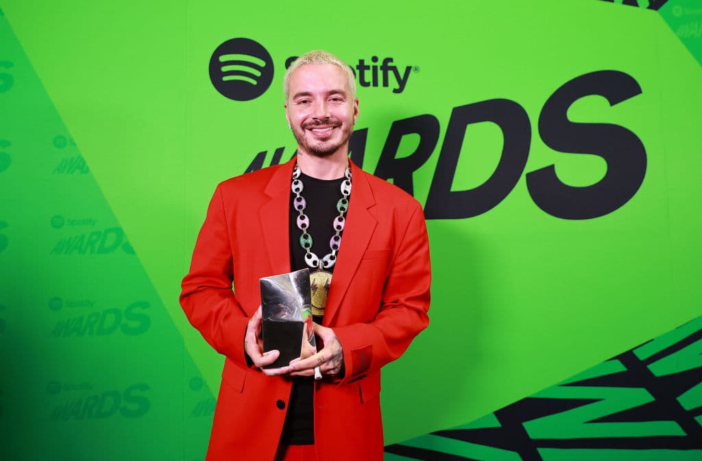 J Balvin ocupó el tercer sitio entre los artistas con más streams.