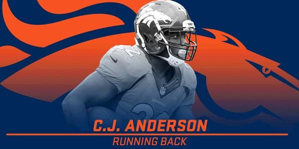 C.J. Anderson se queda con Denver que igualó oferta de Miami