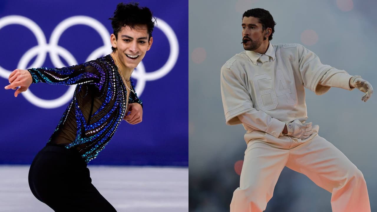 Donovan Carrillo se identifica con Bad Bunny al terminar su rutina en Milano Cortina 2026