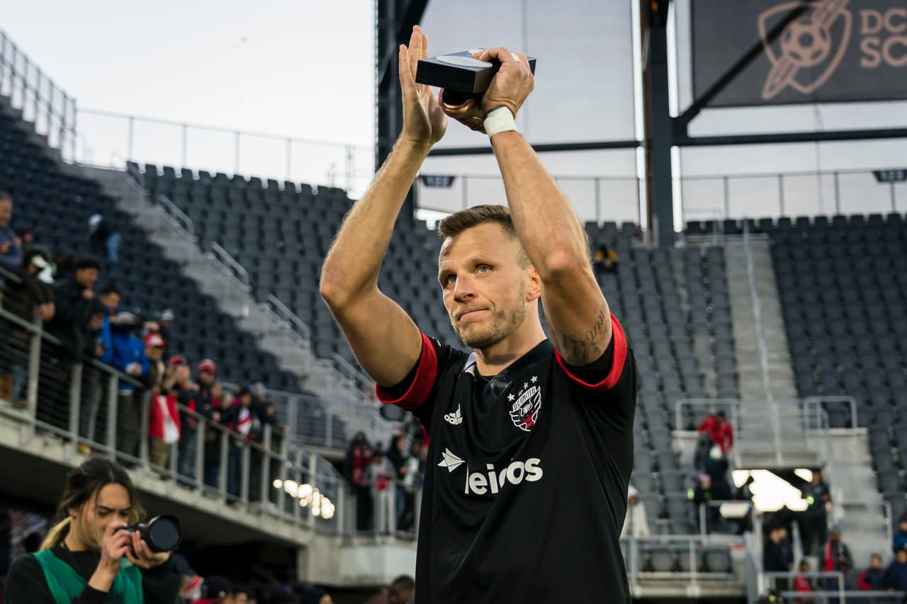 ¿Centrales goleadores? En la lista también está Frédéric Brillant, que anotó el tanto de la victoria 2-1 de D.C. United sobre Inter Miami.