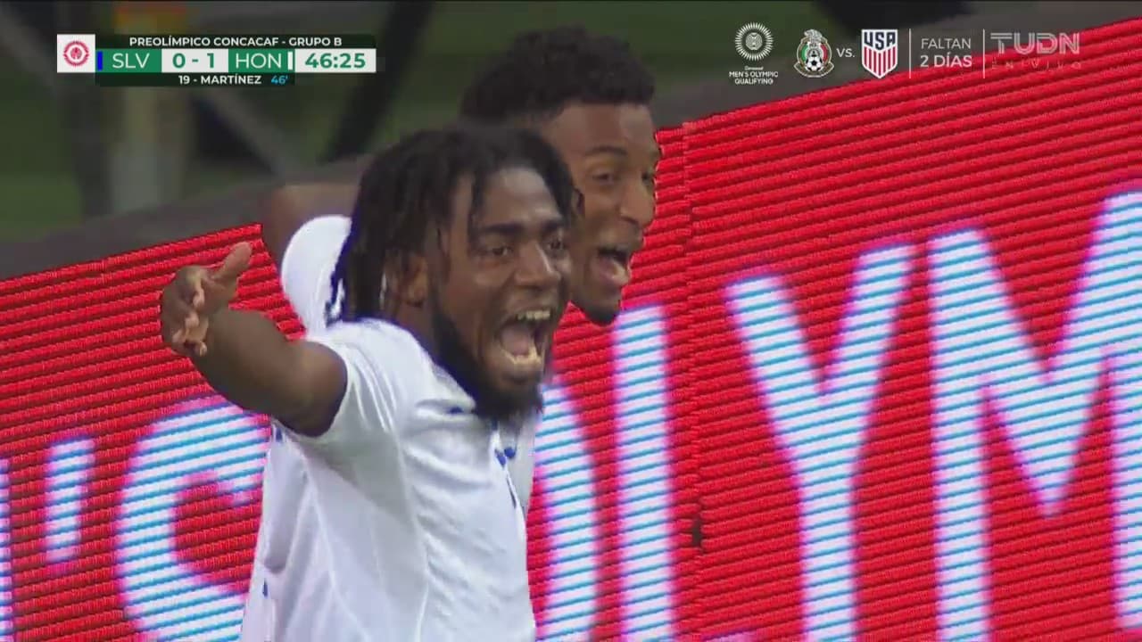 ¡Golazo de vestidor! Douglas Martínez adelanta 0-1 a Honduras