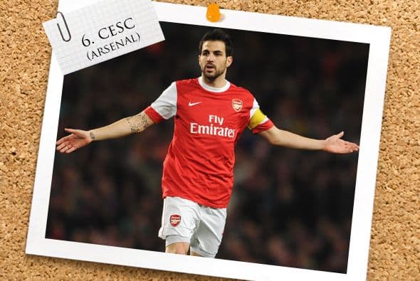 Y seguimos con los cracks 'Gunners'. Esta vez es el turno de Cesc Fábregas.
