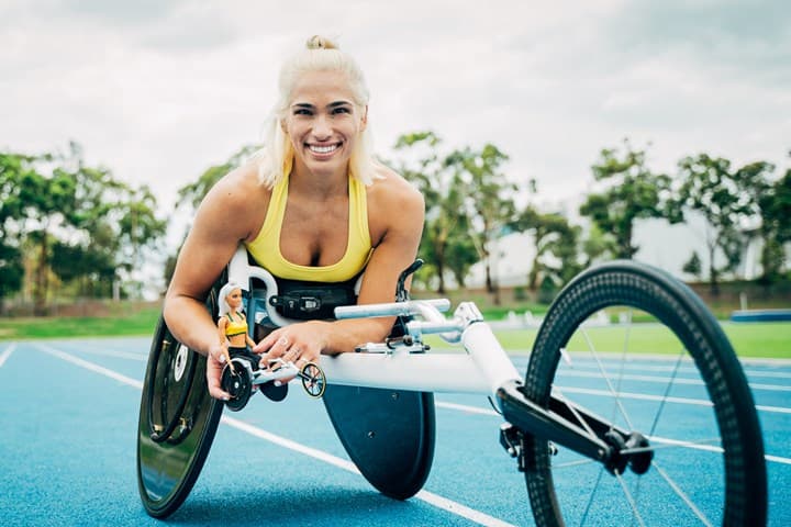 Madison de Rozario | Ganó dos medallas de plata en los Juegos Paralímpicos de Río en 2016.