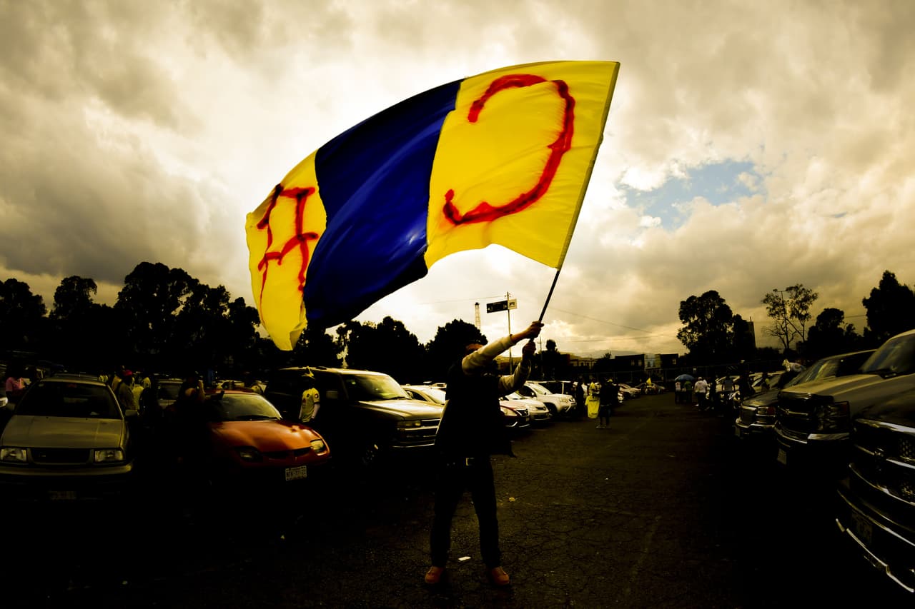 Gran ambiente familiar, en el Estadio Azteca, previo a la final del Apertura '19 entre el América y los Rayados de Monterrey.