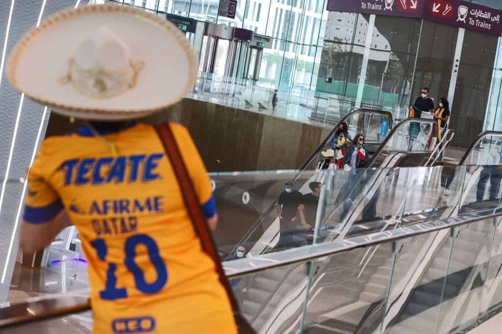 Los aficionados llegaron al Education City Stadium para alentar a los Tigres de la UANL, el flamante representante de la Concacaf.