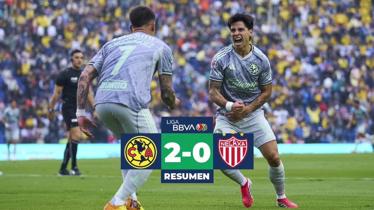 Resumen | América derrota a Necaxa y suma su primera victoria del torneo