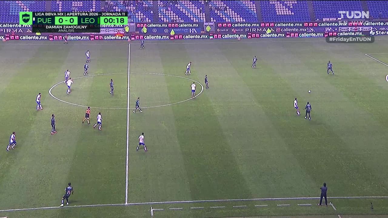 Arranca el partido y la pelota está en juego.