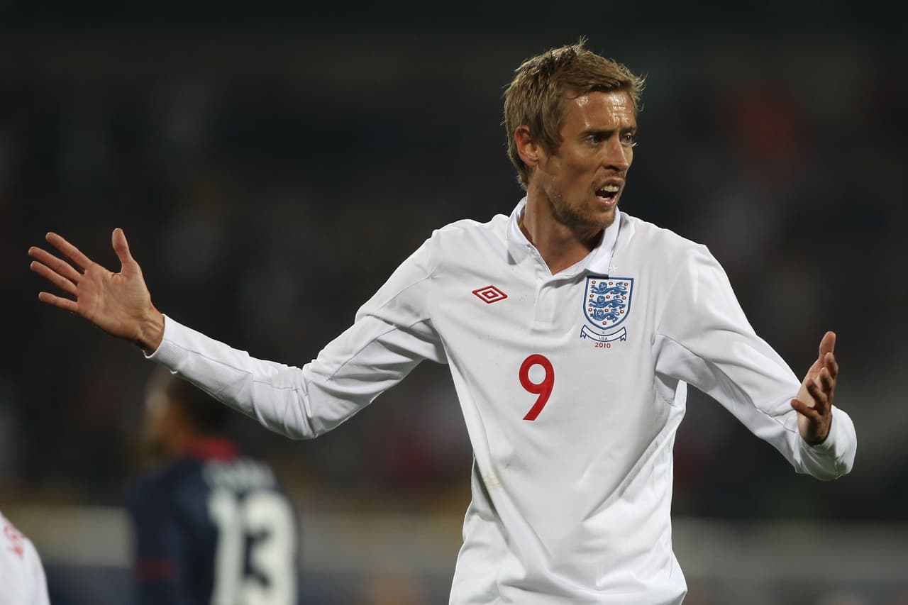 Peter Crouch es aún un jugador cuya presencia física se destaca en el fútbol internacional, algo que le dio un lugar con Inglaterra en el Mundial de Sudáfrica 2010.