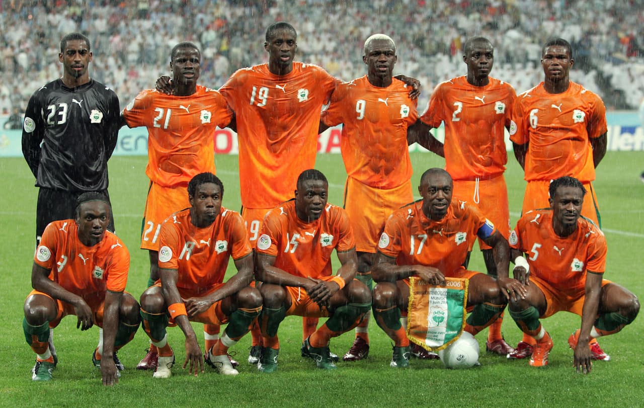 Así mismo, 
<b>la selección de Costa de Marfil jugó su primer Mundial en Alemania, </b>desde la CAF.