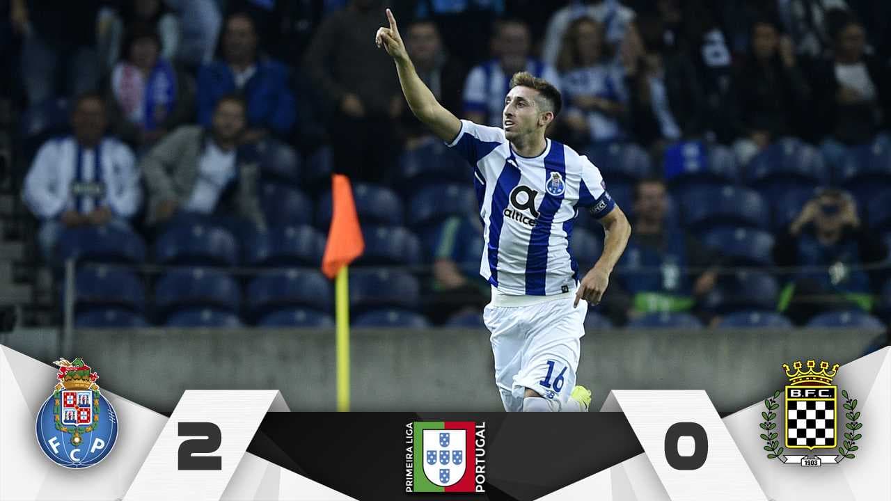 Con gol de Héctor Herrera, el Porto mantuvo la cima