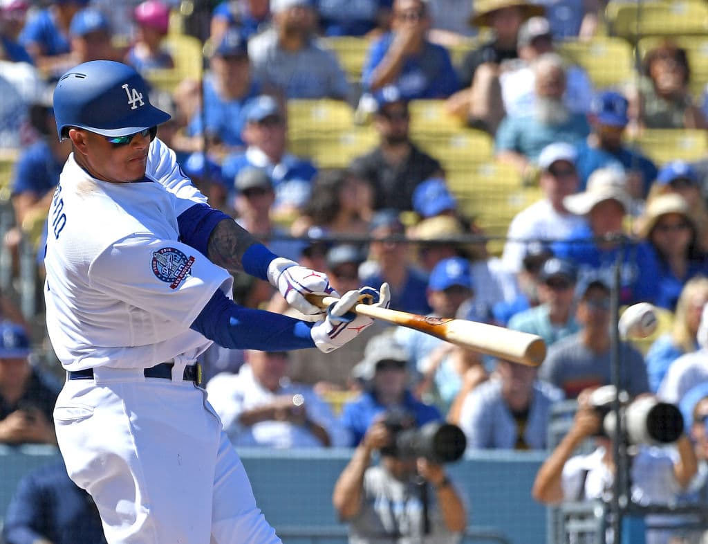 La flamante adquisición de los Dodgers previo al límite de canjes Manny Machado no estuvo en su mejor día, se fue de 4-1 con un ponche.