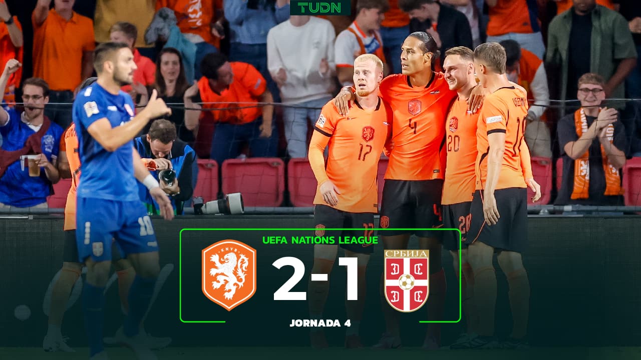 Países Bajos derrota a Serbia en la Jornada 4 de la UEFA Nations League