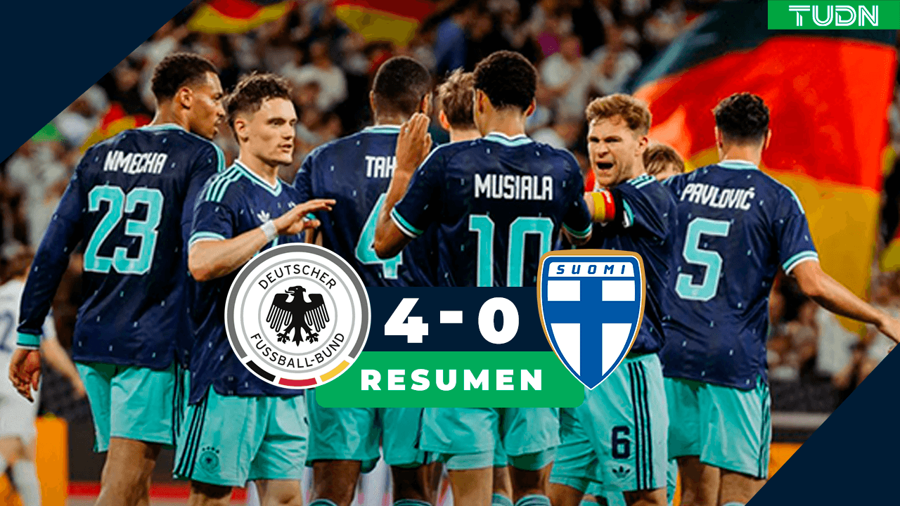 Resumen | ¡Goleada de Die Mannschaft! Alemania le anotó cuatro goles a Finlandia