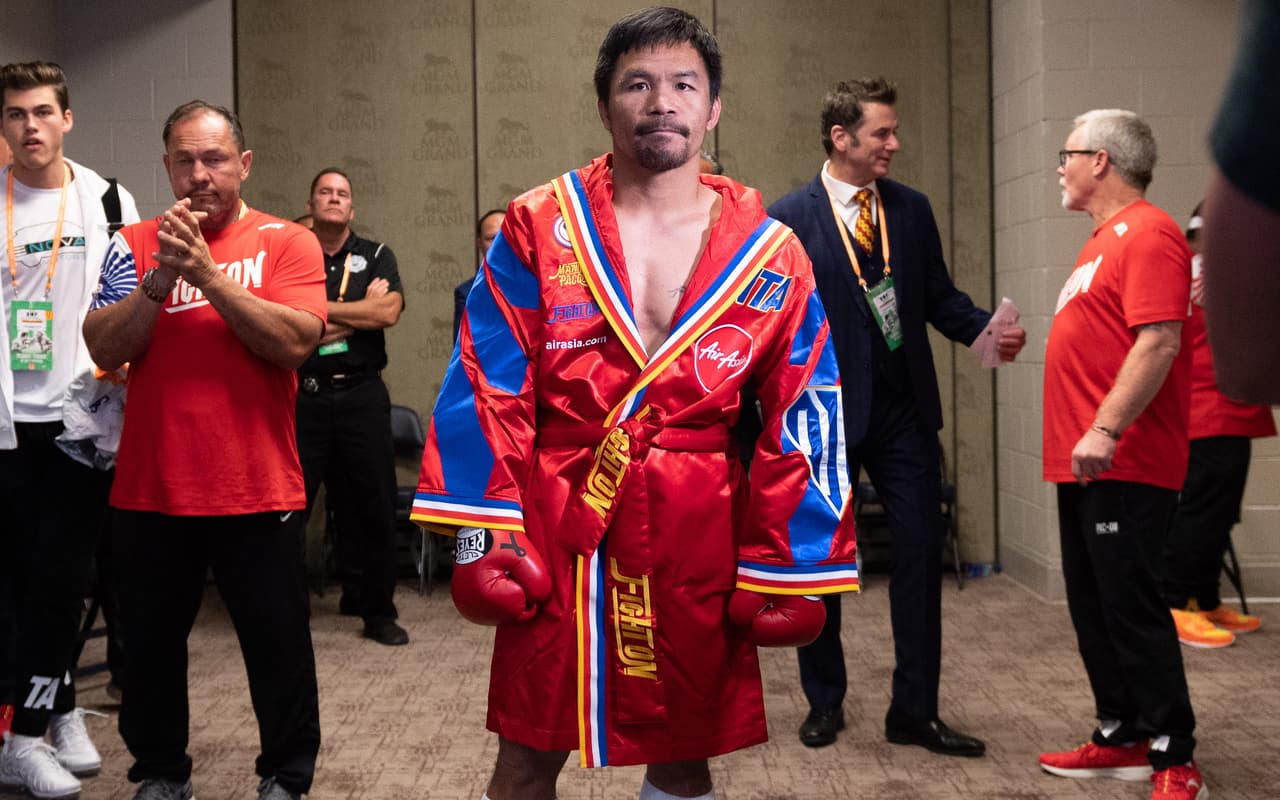 A sus 40 años, Pacquiao calló bocas con un tremendo despliegue de fortaleza y rapidez. Thurman cayó en el primer round y entregó su cetro wélter AMB al filipino.