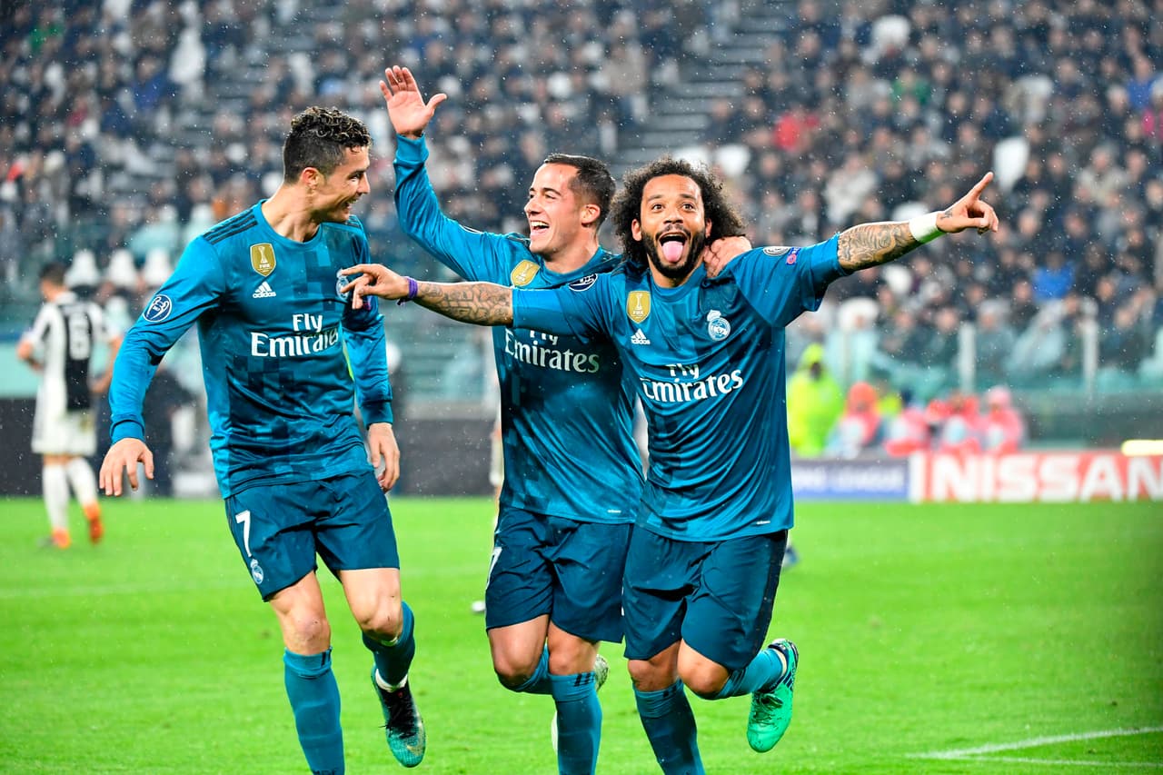 El lateral combinó con Cristiano y ante la salida de Buffon levantó la pelota para definir con el arco vacío.