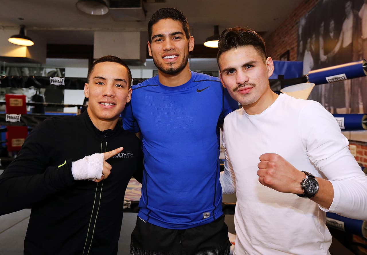 Oscar Valdez, Gilberto 'Zurdo' Ramírez y Evgeny Gradovich echan lumbre y están listos para sus combates del próximo 9 de abril en Las Vegas.