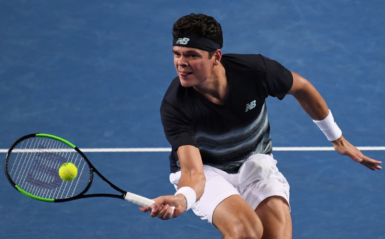 El canadiense Milos Raonic superó al español Roberto Bautista, por 6-7 (6), 3-6, 6-4 y 6-1.