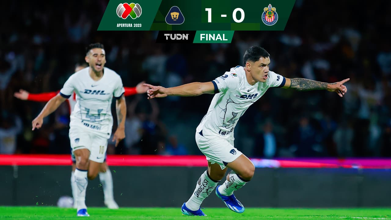 Ya les gustó... Pumas vence a Chivas y se reencontrarán en Liguilla
