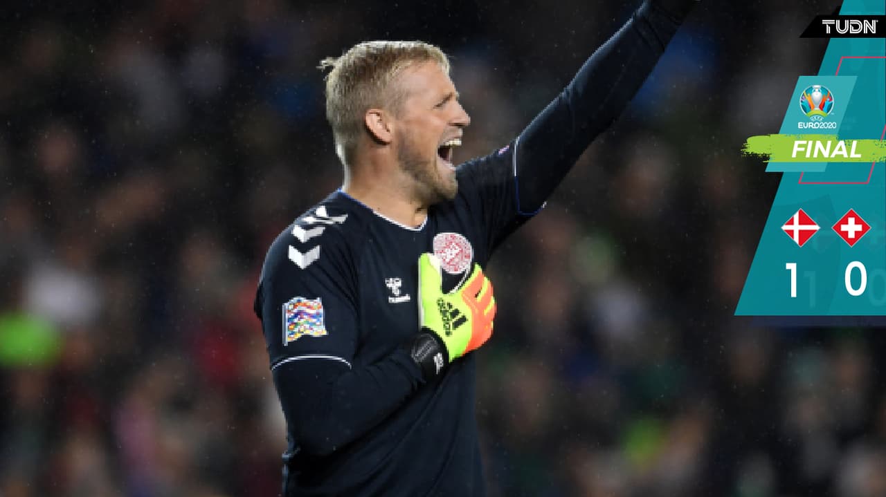 Schmeichel y Poulsen le otorgan la victoria a Dinamarca