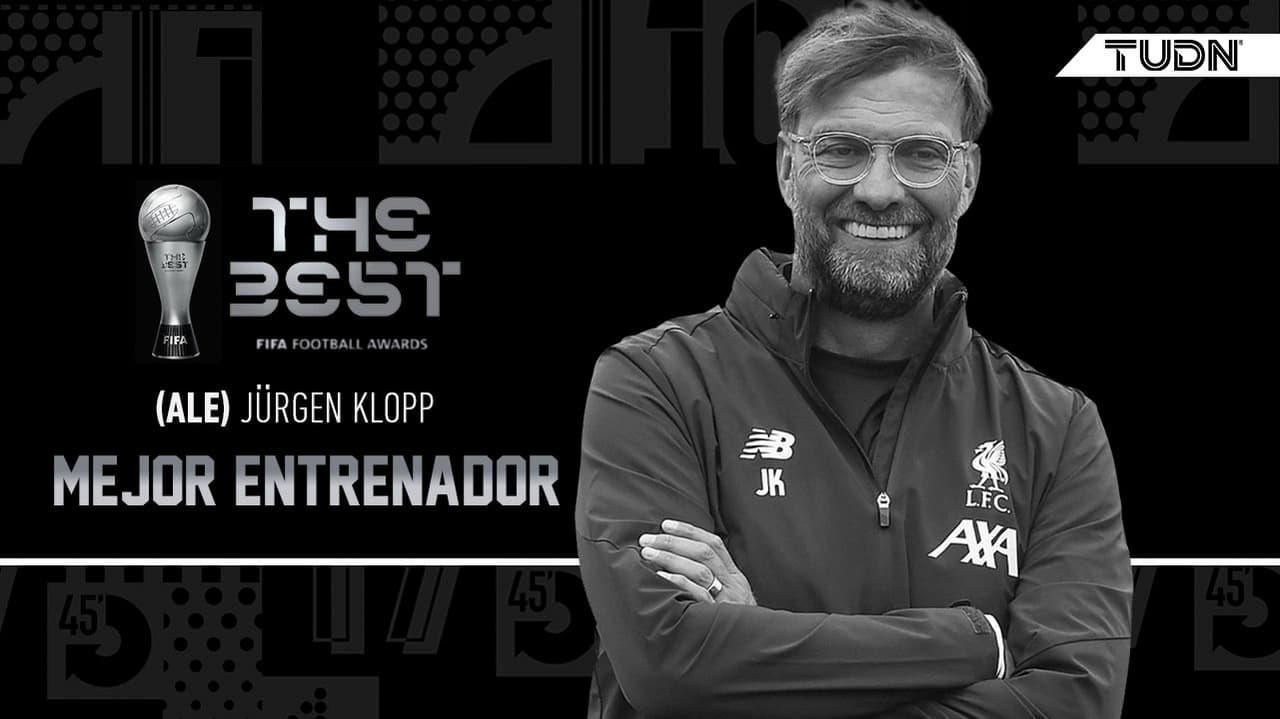 ¡Doblete de Klopp! Jürgen gana The Best a Mejor Entrenador