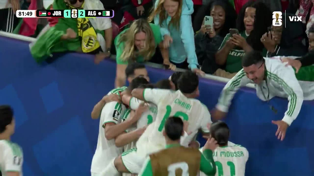 ¡Amine Gouri clava un gol polémico que remonta el marcador vs. Jordania!