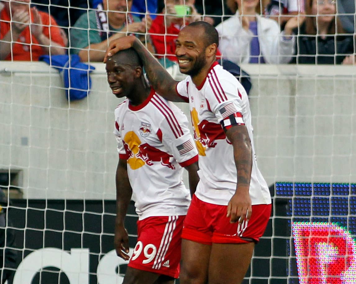 Henry y Wright-Phillips, cuando ambos eran jugadores de New York Red Bulls.