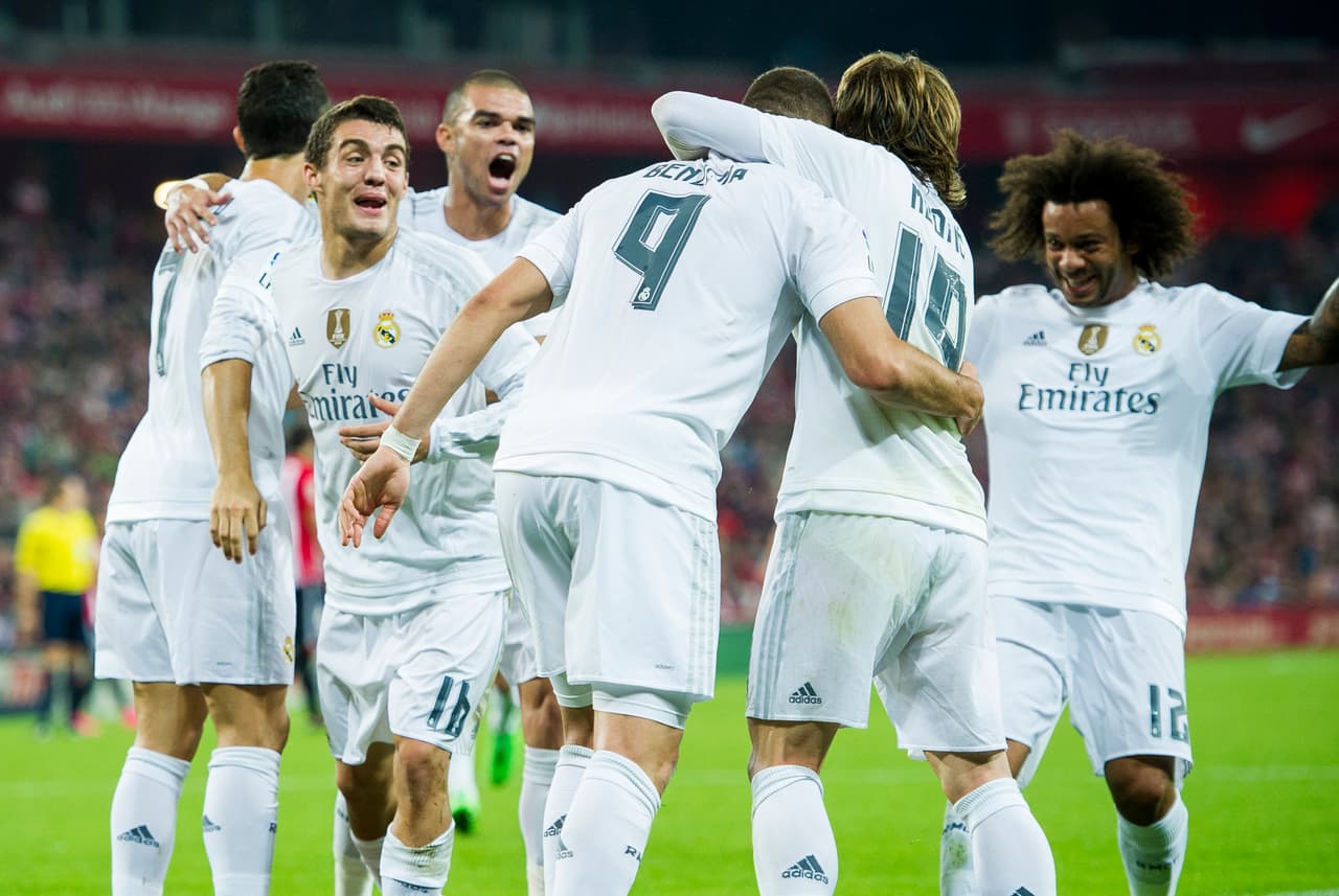 La alegría de Kovacic refleja lo ajustado del encuentro que a partir de ese momento controló el equipo de Rafa Benítez.