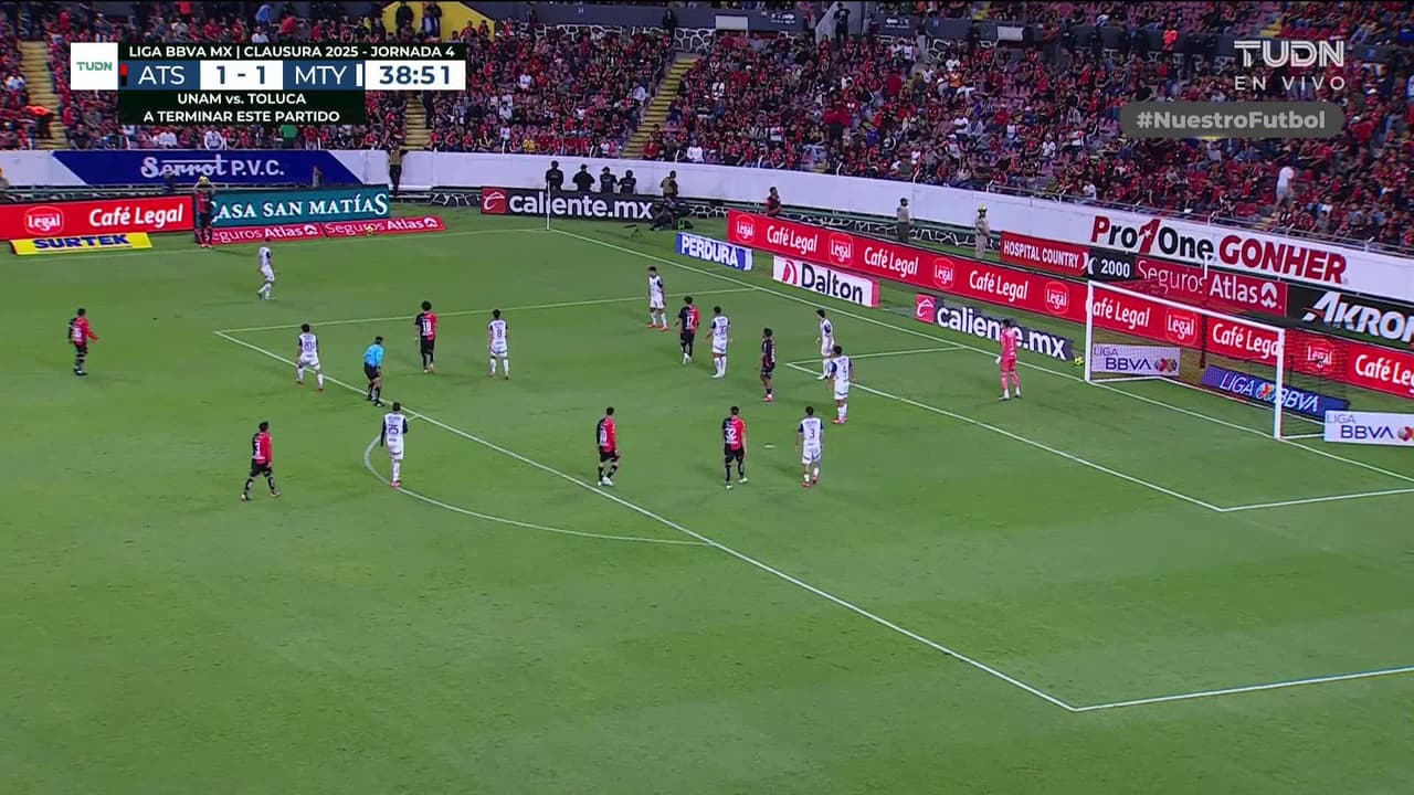 ¡GOOOL! Jeremy Márquez anota para Atlas.