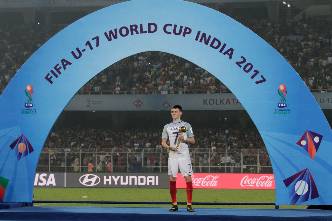 Philip Foden, británico, jugador del Manchester City.