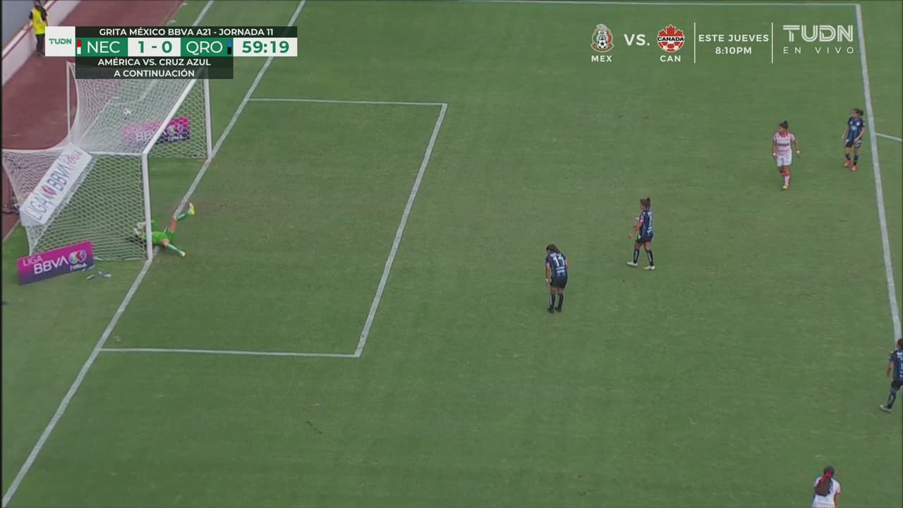 ¡Evita el segundo! Vanessa Córdoba desvía el cañonazo de Kim