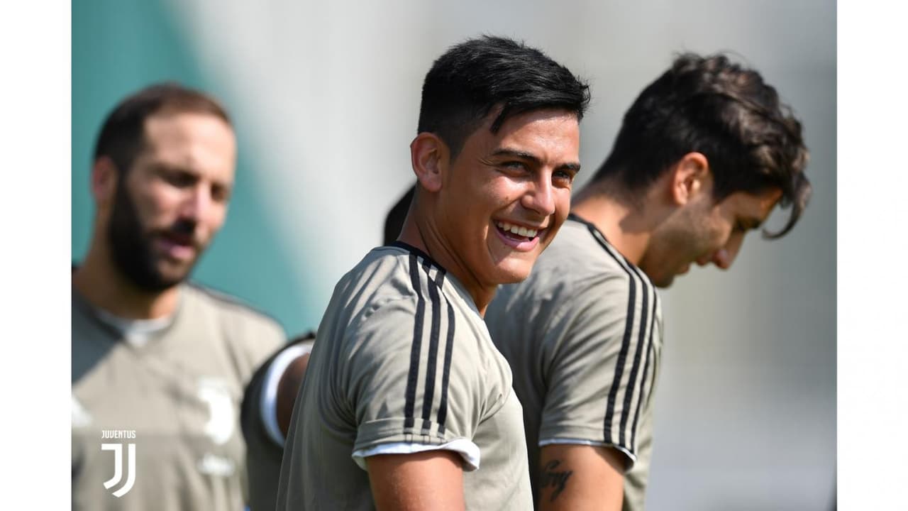 Pero el buen ambiente estuvo presente entre los seis futbolistas de la 'Vecchia Signora'.