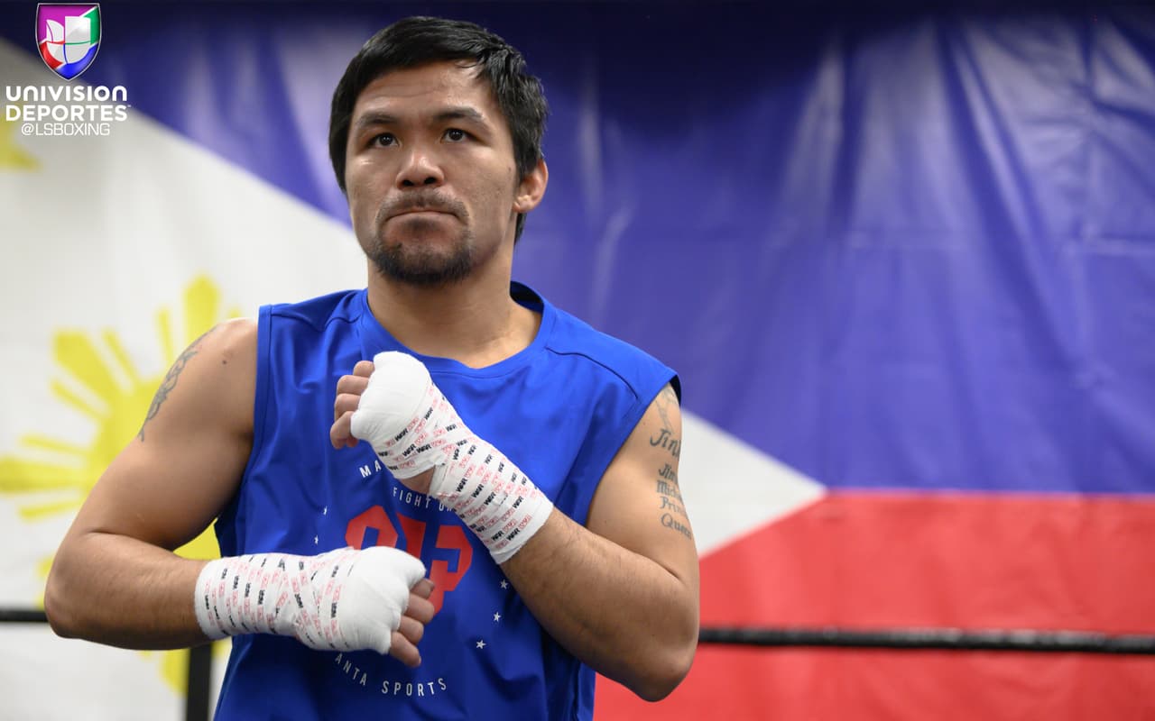 Manny Pacquiao y Adrien Broner se enfrentarán el sábado 19 de enero en el MGM Grand de Las Vegas por la faja AMB wélter del filipino.