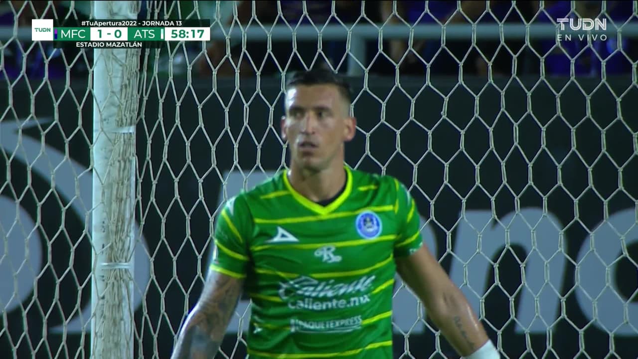 ¡GOL!  anota para Atlas. Julián Quiñones