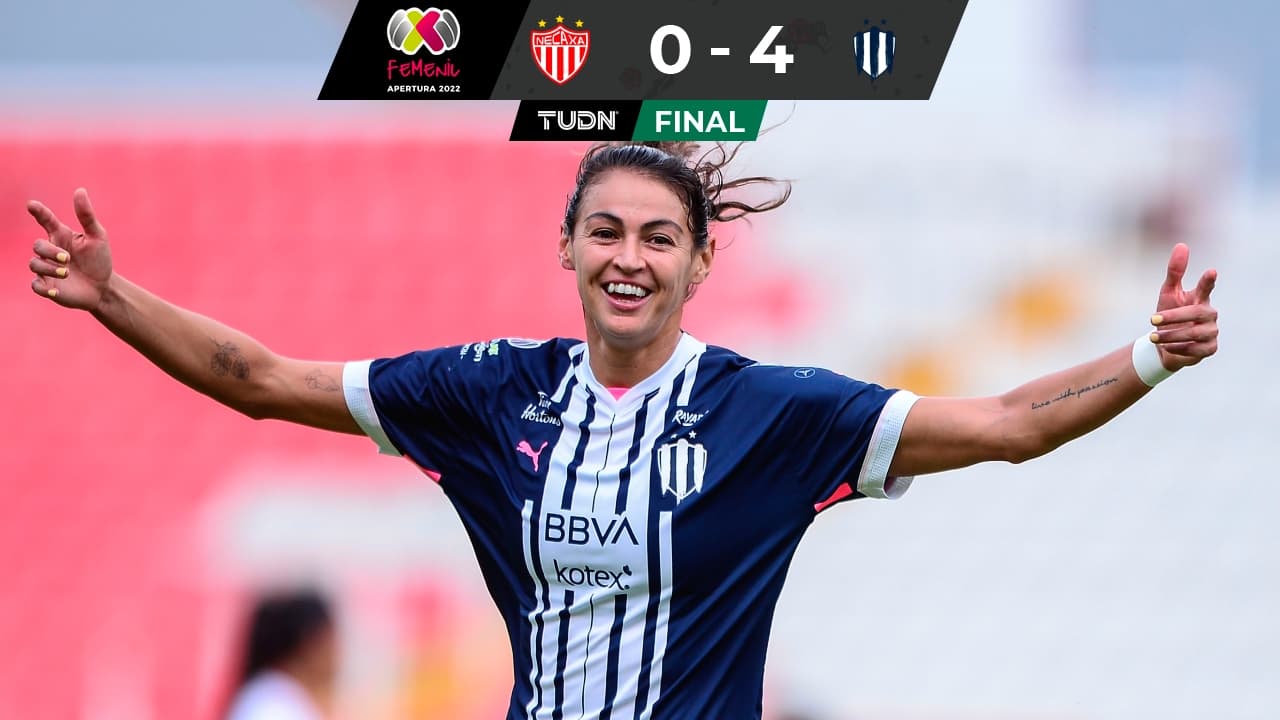 Rayadas golea a las Centellas que siguen sin ganar en Liga MX Femenil