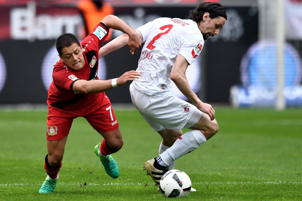 El regreso de Javier 'Chicharito' Hernández a la titular del Bayer Leverkusen marcó el empate de las 'aspirinas' 2-2 contra Colonia en la fecha 33 de la Bundesliga.