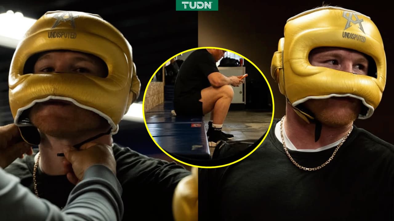 Canelo Álvarez estrena look en su regreso a los entrenamientos para pelear en septiembre
