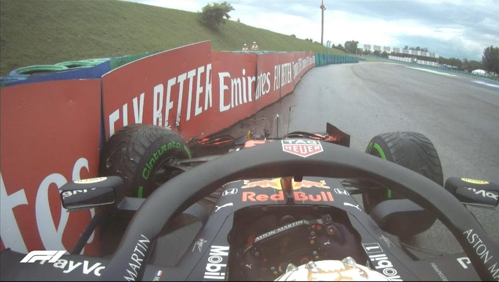 ¡Increíble! El accidente de Verstappen previo a la carrera