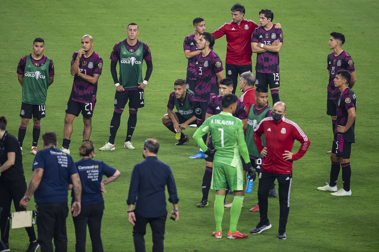 La frustración se notó en los rostros de los seleccionados mexicanos.